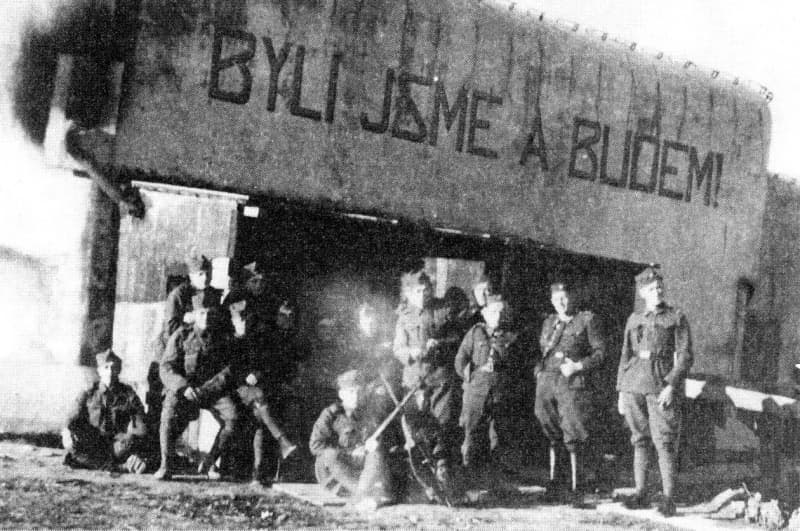 Pěchotní srub K-S 14 U cihelny u Prostřední Lipky v roce 1938