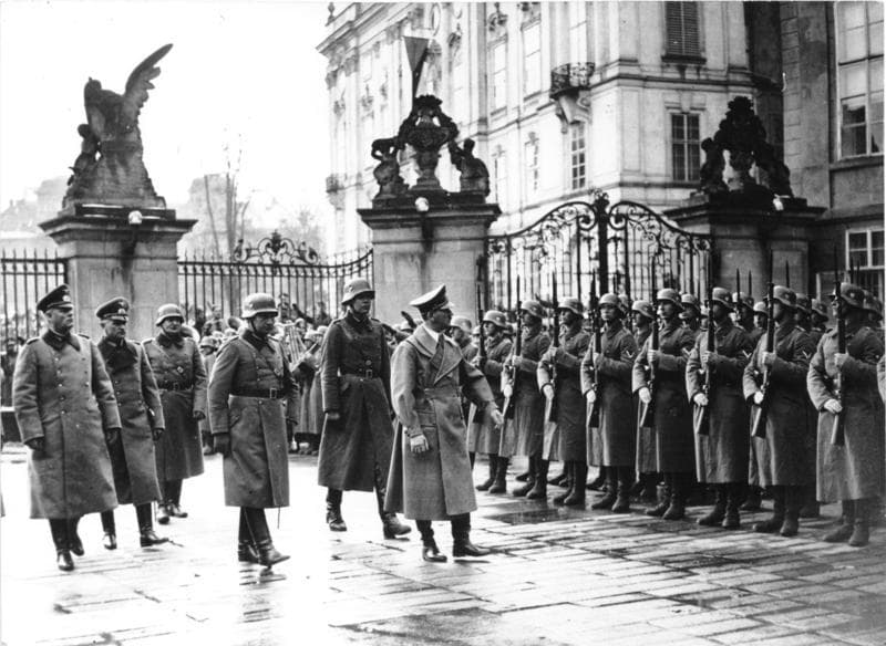 Adolf Hitler 15. března 1939 v Praze